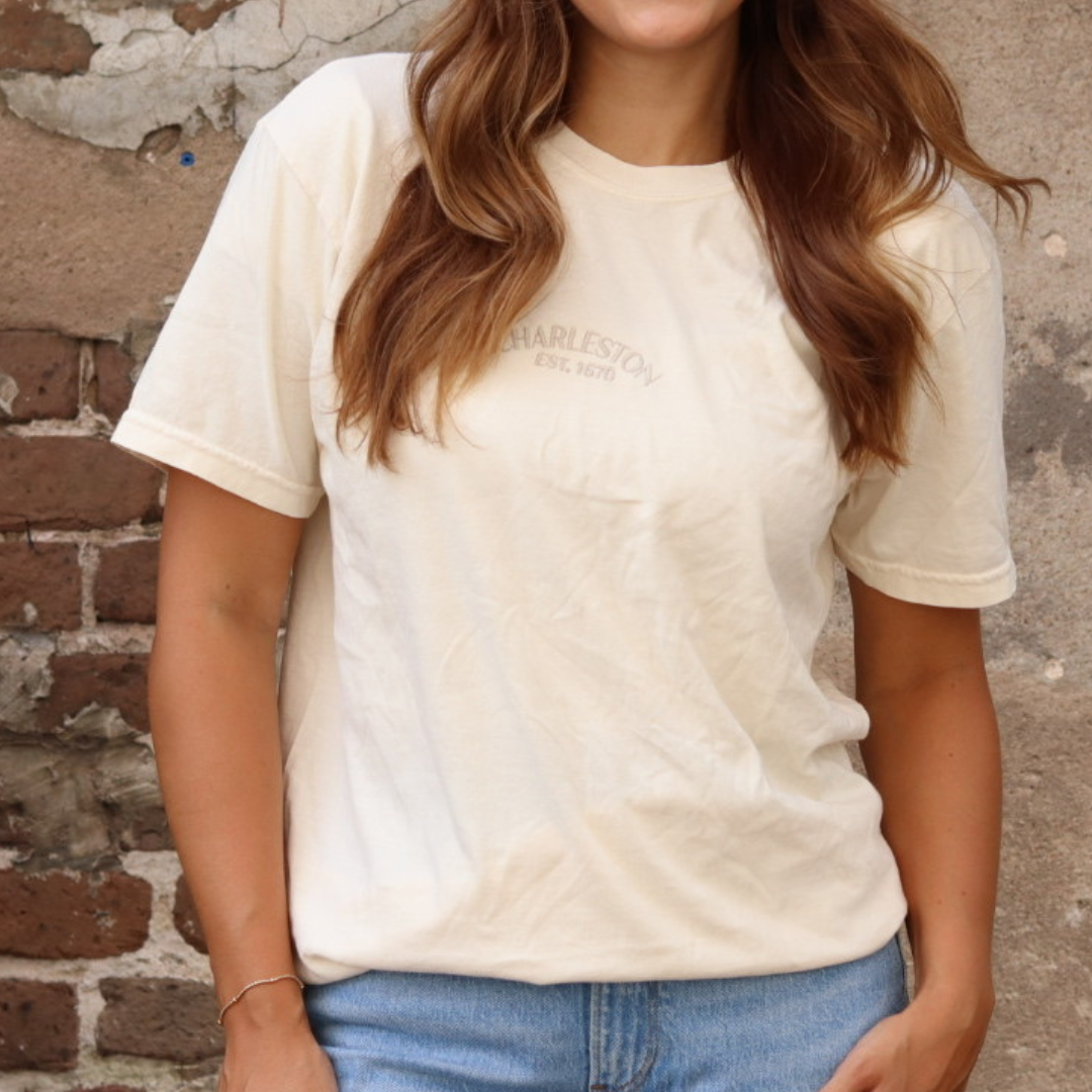 Cream Charleston T-shirt