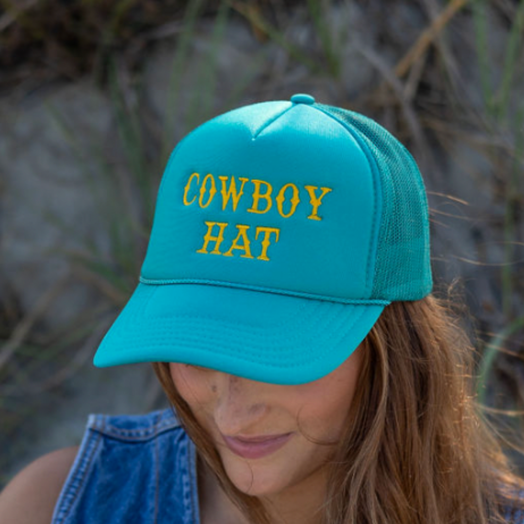 Teal Cowboy Hat