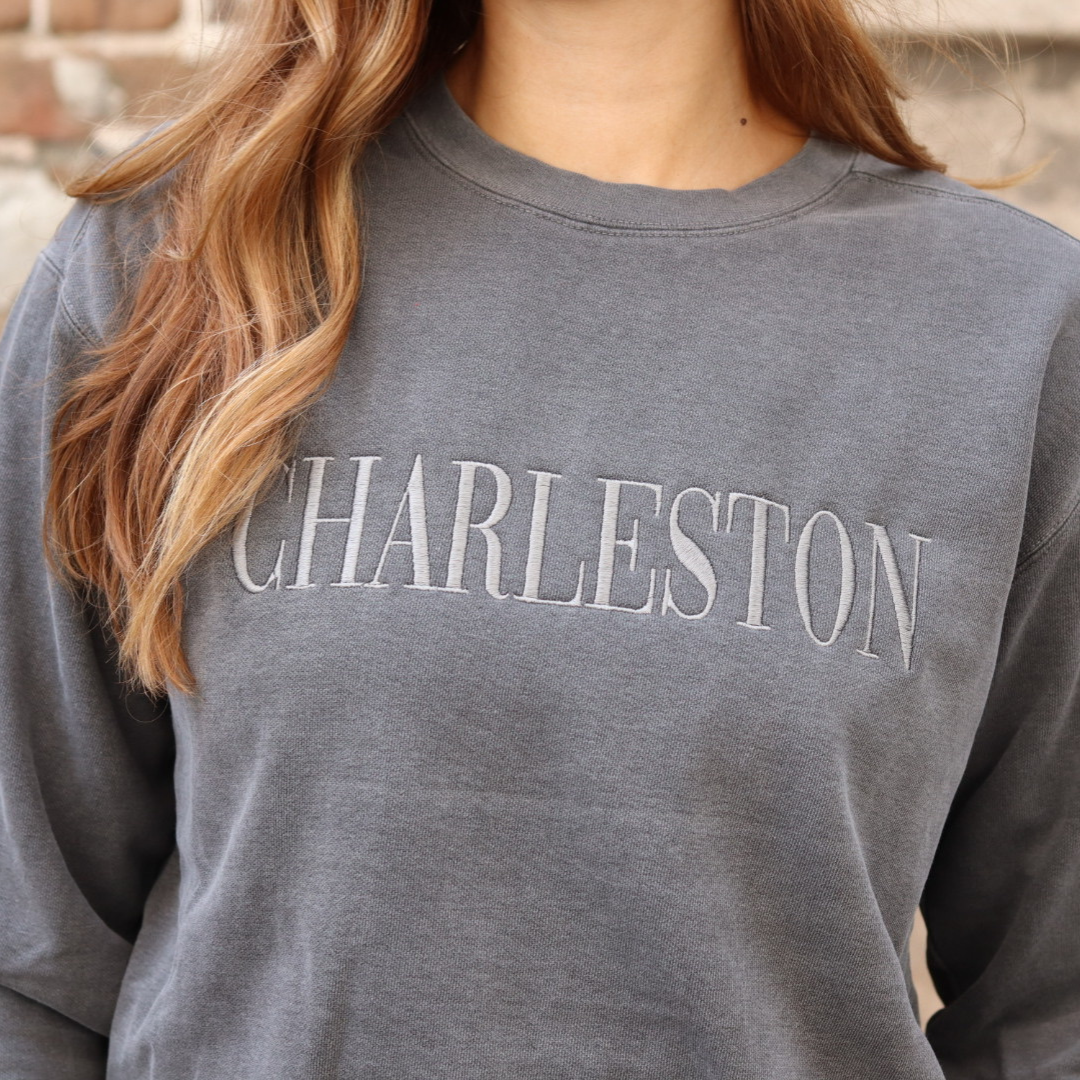 Grey Charleston Monochromatic Crewneck