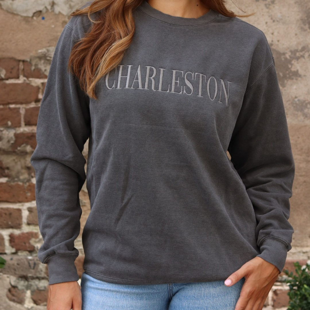 Grey Charleston Monochromatic Crewneck