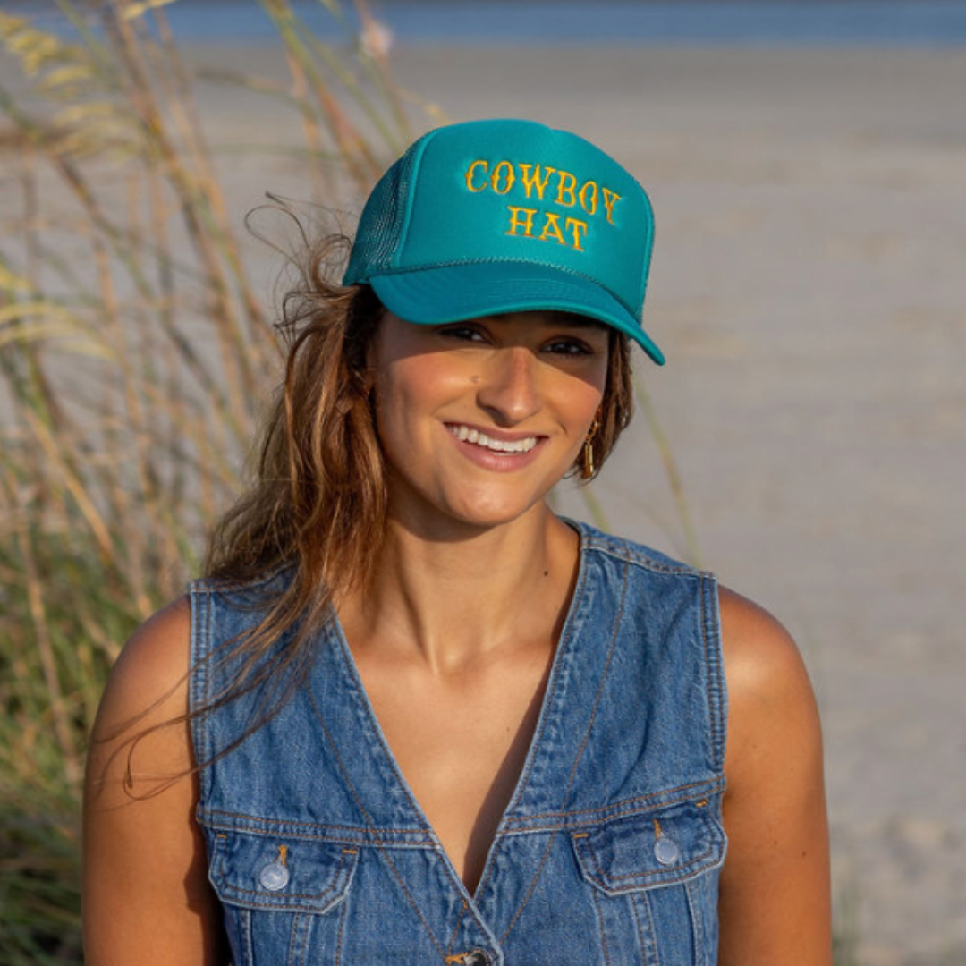 Teal Cowboy Hat