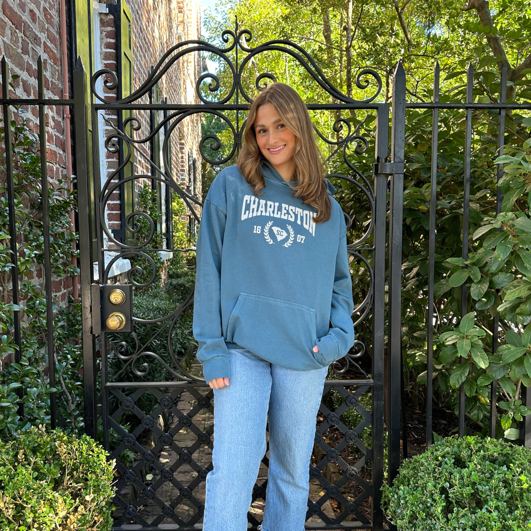 Blue Charleston Hoodie